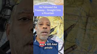 He Followed the Freeway… Straight Into a Mountain !