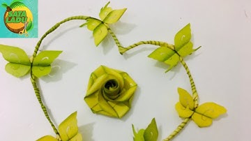 Sáng Tạo Từ Lá Dừa - Cách Làm Trái Tim Bươm Bướm