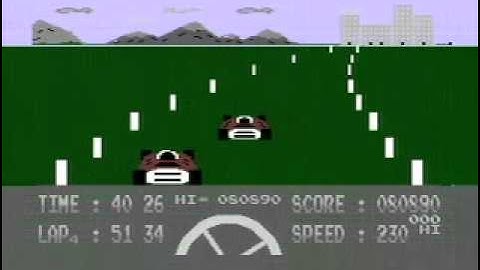 Formula 1 Simulator - Commodore C16 Plus4 : Race Completed