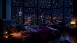 Rain Sounds for Sleep and Instant Calmness in Cozy Bedroom 🌧️ Rain on Window for 8 Hours Deep Sleep