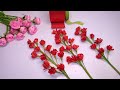 DIY|How to make  Satin Ribbon Flower easy | Juro DIY