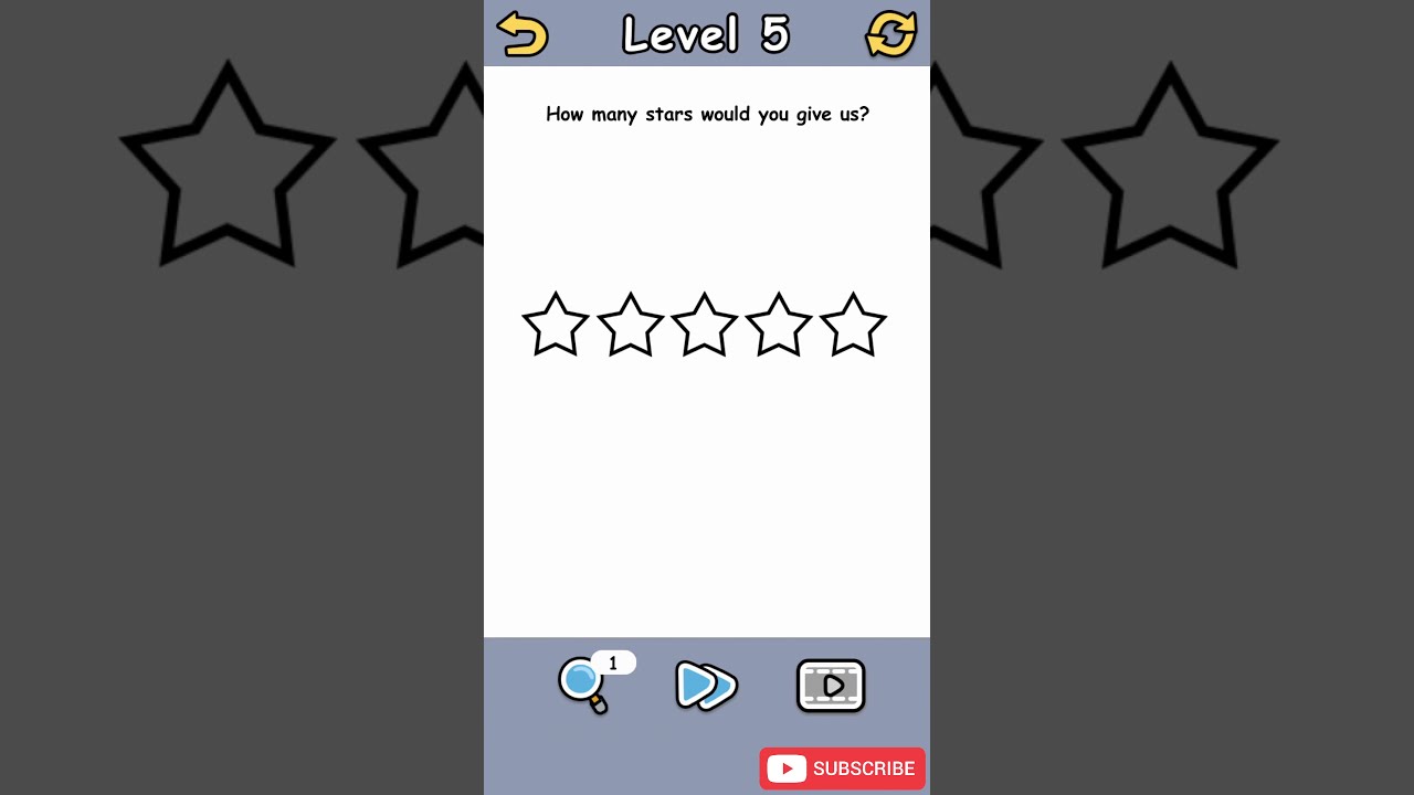 Brain Crack - Level 5 How Many Stars Would You Give Us Answer
