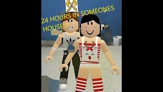 24 Hours in Someone's House!!! Roblox|Bloxburg