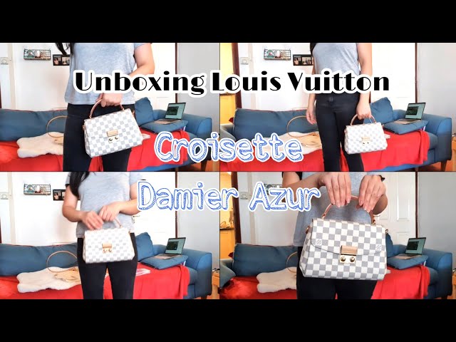 Brand New Louis Vuitton (LV) Croisette in Damier Azur