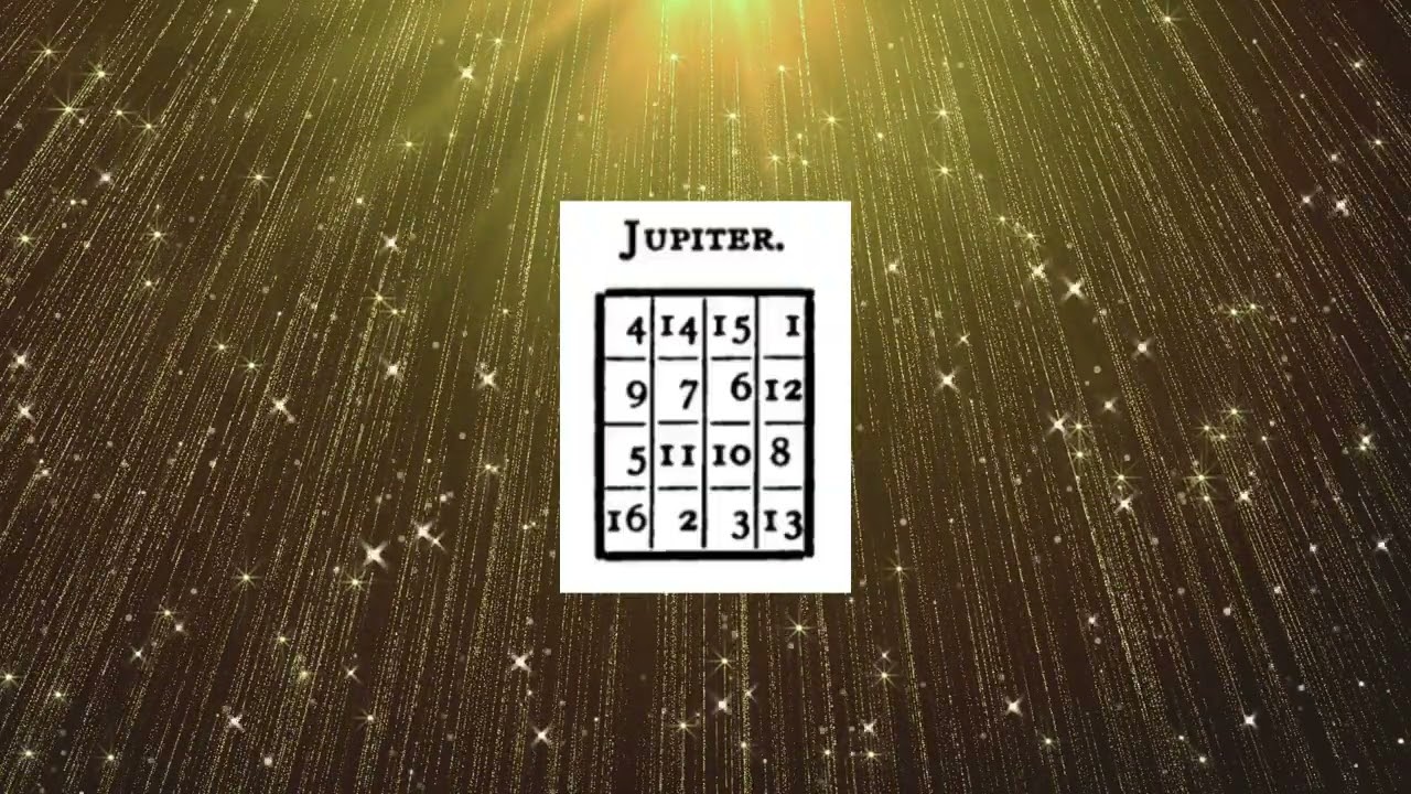 Jupiter Magick Square | Prosperity • Abundance • Expansion | 428 Hz Manifestation Meditation