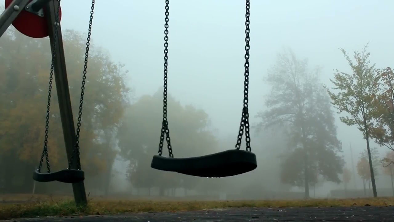 Relaxing Empty swing with lo-fi mix || ASMR || White noise || for your Sleep, Study & Meditation