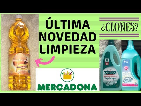 ÚLTIMA NOVEDAD LIMPIEZA MERCADONA + CLON LIMPIEZA DE SANYTOL - ABRIL 2018