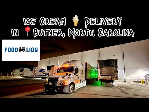Eiscreme-Lieferung in Butner North Carolina