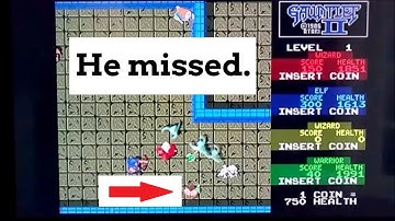 Gauntlet II bug #1(continued): red & green players get delayed and mess up the attract mode (arcade)