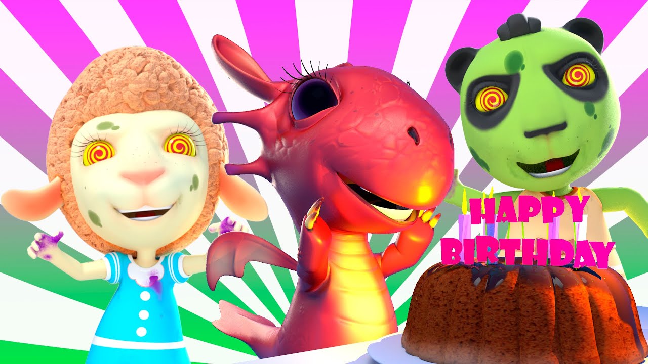 Happy Birthday! | Zombie Series | Cartoon for Kids | Dolly and Friends