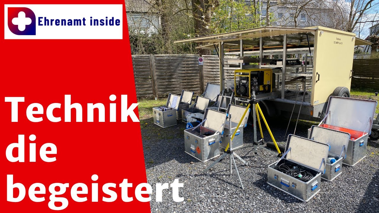 Der Technik-Anhänger im Katastrophenschutz des Landes NRW - Ehrenamt inside 