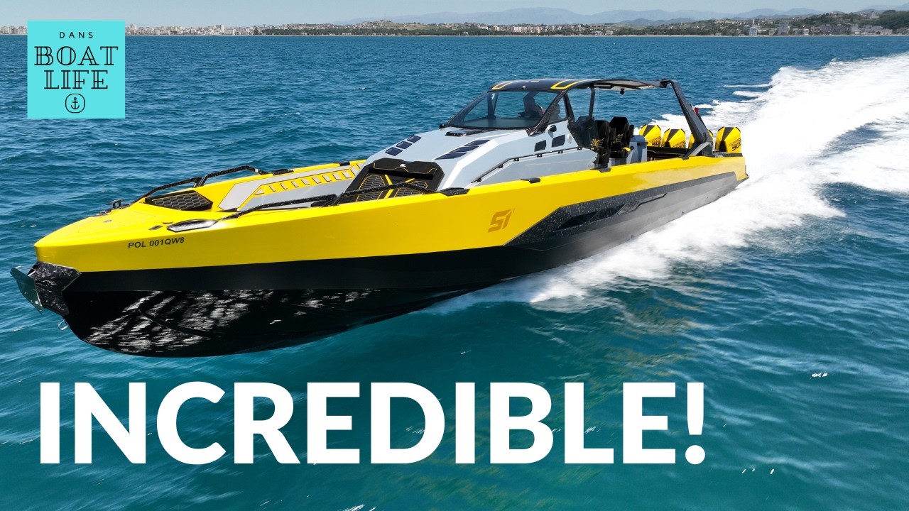 ⁣Floating Supercar that’s built for Monaco | Koshi 51GT