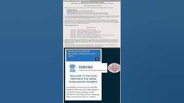 #NATIONAL BOARD OF HIGHER EDUCATION (NBHM)MATHEMATICS PHD MSC COMBINED APPLICATION FORM24-1-2026DATE