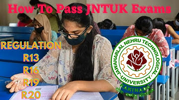 How To Pass JNTUK Exams Easily || JNTU Exams Pass Avvadam Ala || B.Tech Exam Tips || BTECH WORLD