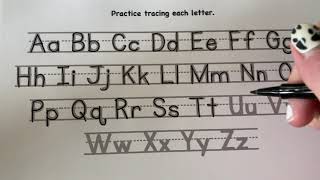 Printing Alphabet Practice
