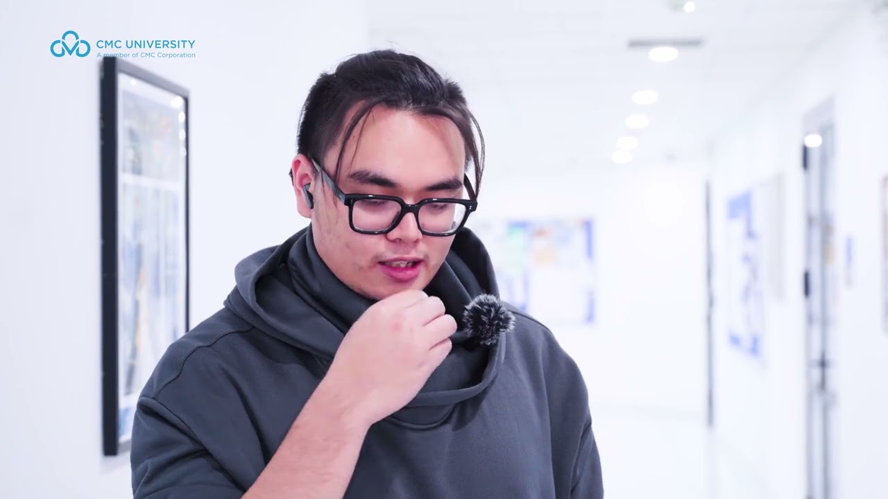 Phỏng vấn sinh viên khoá 3 ngành Thiết kế đồ họa, Khoa Mỹ thuật & Thiết kế, trường Đại học CMC - youtube