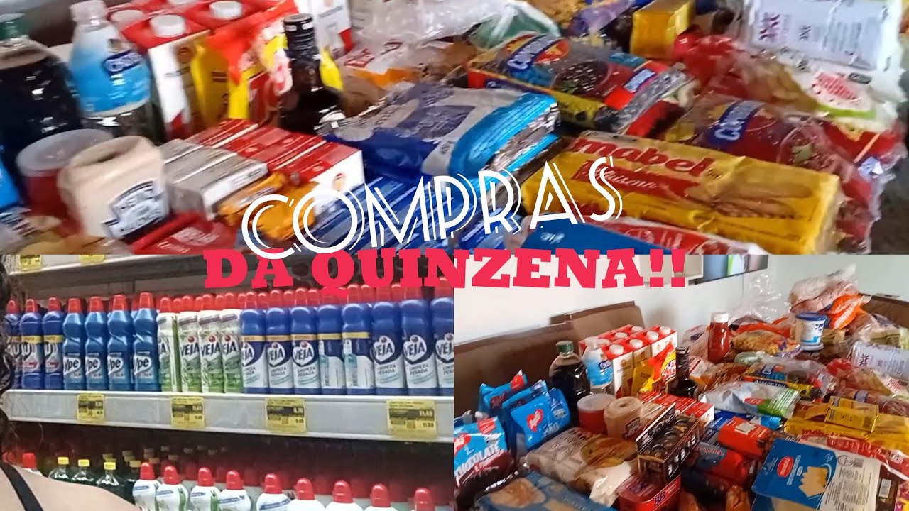 MOSTRANDO as COMPRAS para a QUINZENA!!