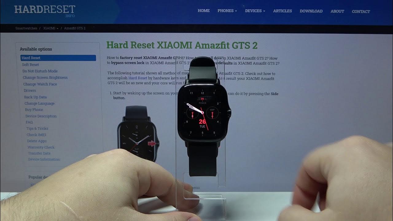 How to Activate DND Mode in XIAOMI Amazfit GTS 2 Silent Preferences