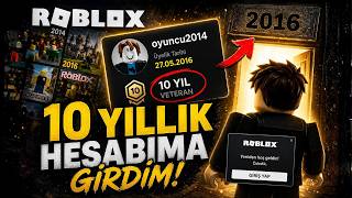 10 Yıllık Roblox Hesabıma Girdim! 😱 (İçinden Neler Çıktı?!)