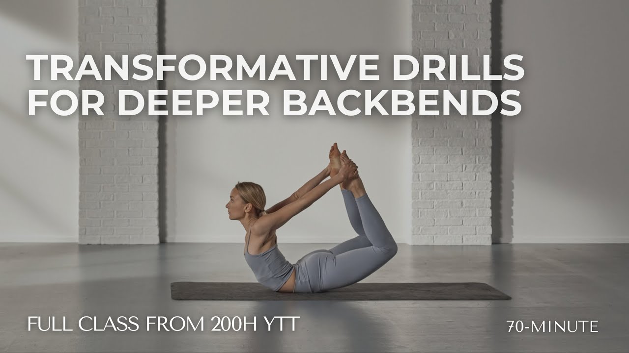 Unlock deeper & pain-free backbends with Transformative Yoga Method