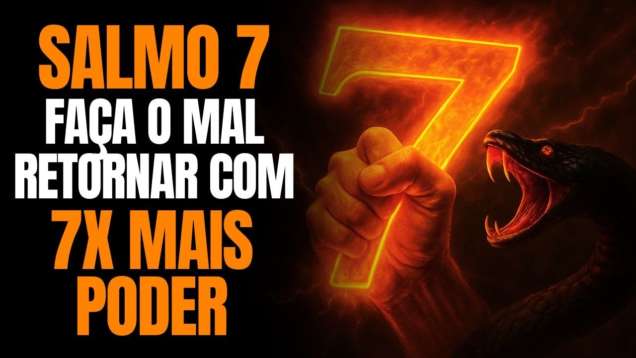 SALMO 7 | CONTRA INIMIGOS — FAÇA O MAL RETORNAR COM 7 VEZES MAIS PODER