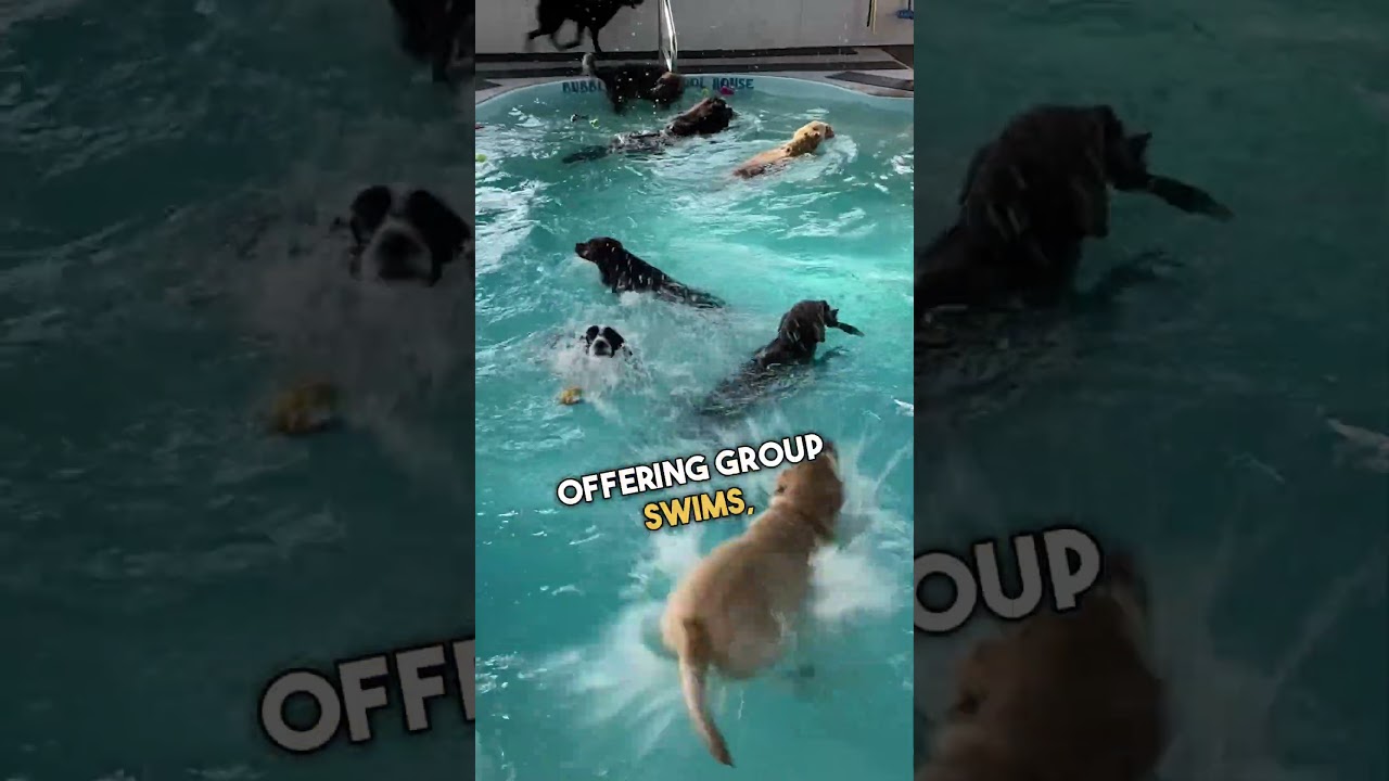 Pool Time at Doggy Daycare! 🐶 💦