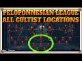 Assassin's Creed Odyssey All PELOPONNESIAN LEAGUE Cultist Locations - One Head Down Trophy