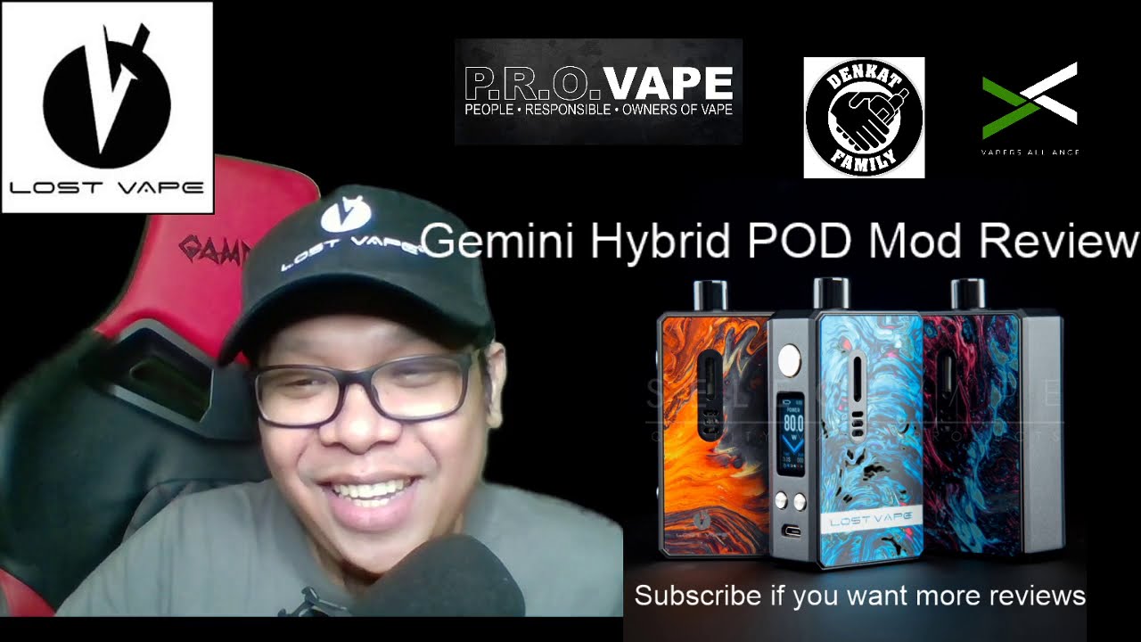 Gemini Hybrid Pod Mod from Lost Vape review with unboxing