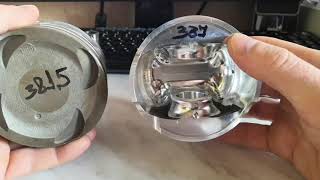 Обзор и сравнение поршней  #2jzgte #forgedpistons #кованыепоршни