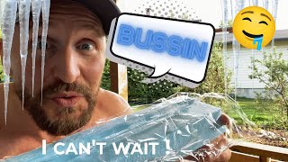 Icicles 🥶 How to make your own?! | Ice King ASMR