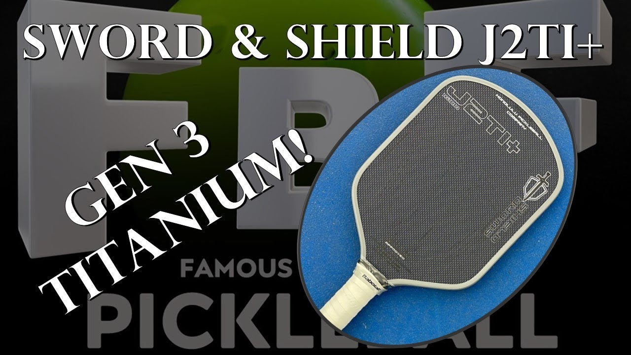 Honolulu Pickleball Company Sword & Shield J2Ti+ Pickleball Paddle