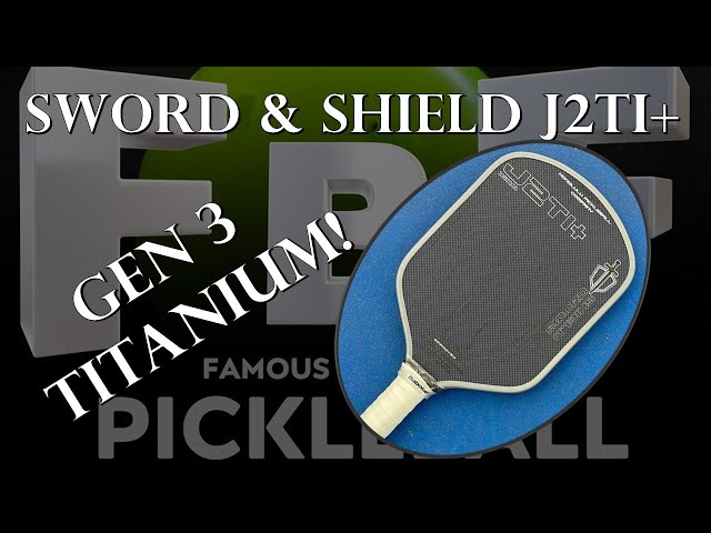Honolulu Pickleball Company Sword & Shield J2Ti+ Pickleball Paddle