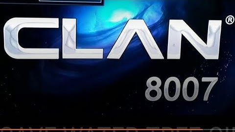 CLAN 8007HD SET TOP BOXSOFTWARE UPDATES