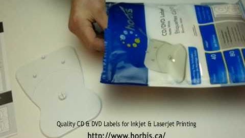 How to Apply CD DVD Labels accurately with Horbis Mounting Tray