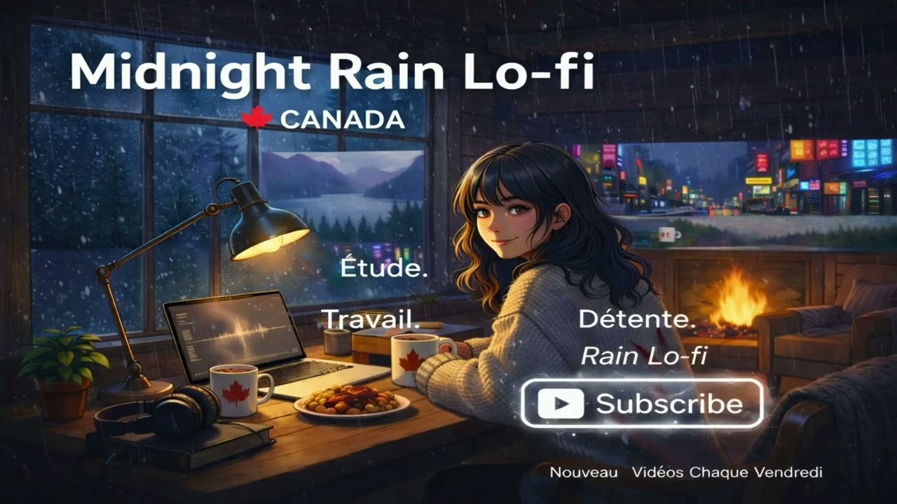 🌲 Canadian Forest Lo-Fi — Nature Chill Beats for Study, Focus & Relax (1 Hour)