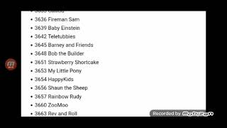 The kids networks on Samsung TV Plus.