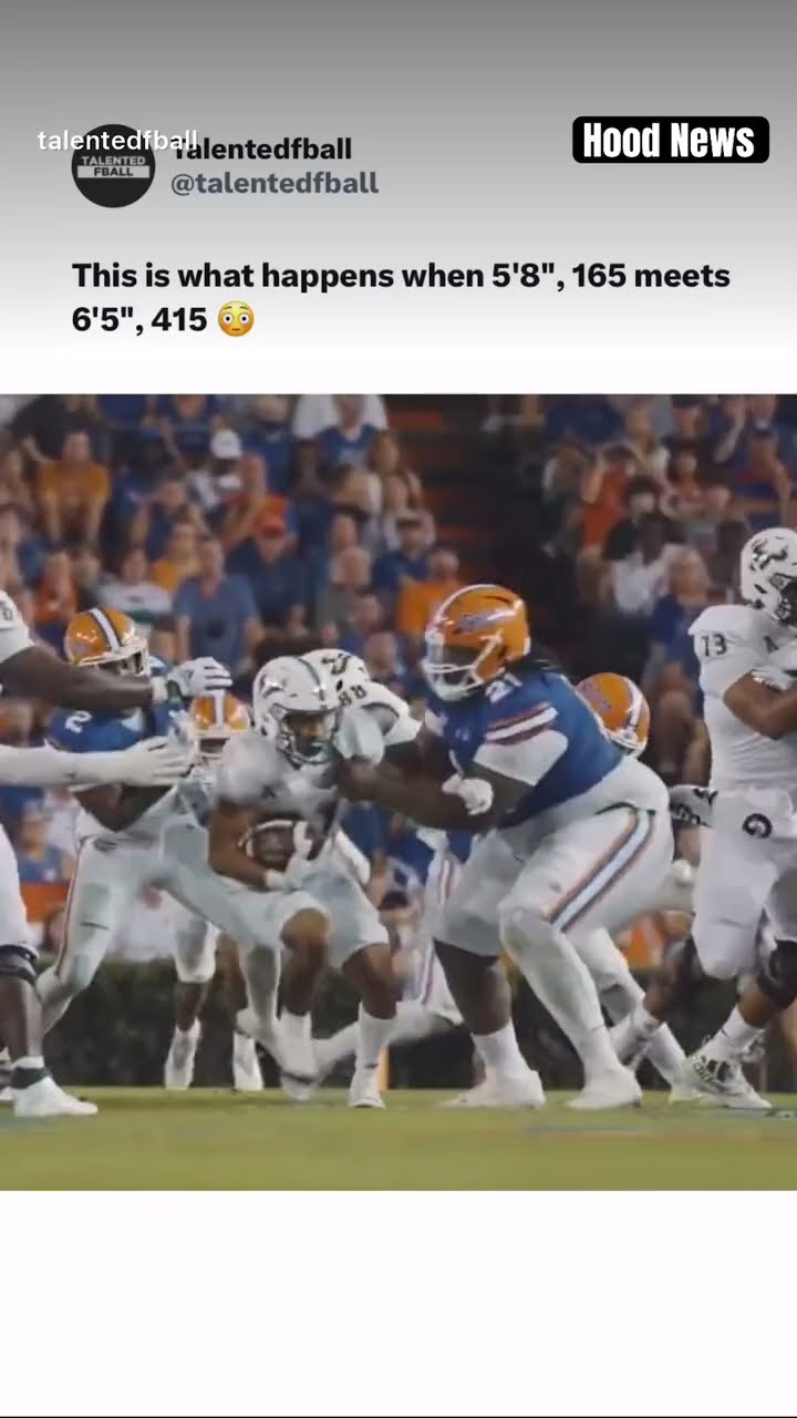 He tossed that man #hoodnews #football #sports #viralvideo #trending #collegefootball #florida #how