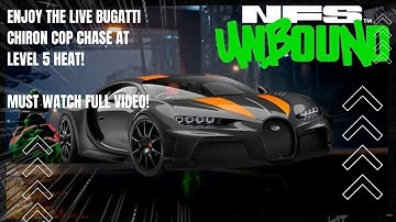 Need for Speed Unbound/ Live Bugatti Chiron Cop Chase / Madness #youtube #video #nfsunbound #gaming