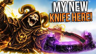 MY NEW KNIFE BUTTERFLY BLUE STEEL!! (UPGRADER.PRO) promocode: EXOVAR