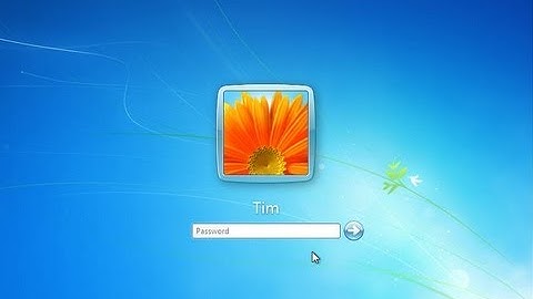 How to create a user account on windows 7