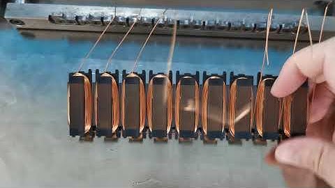 Automatic Linear stator coil winding machine / needle stator winder