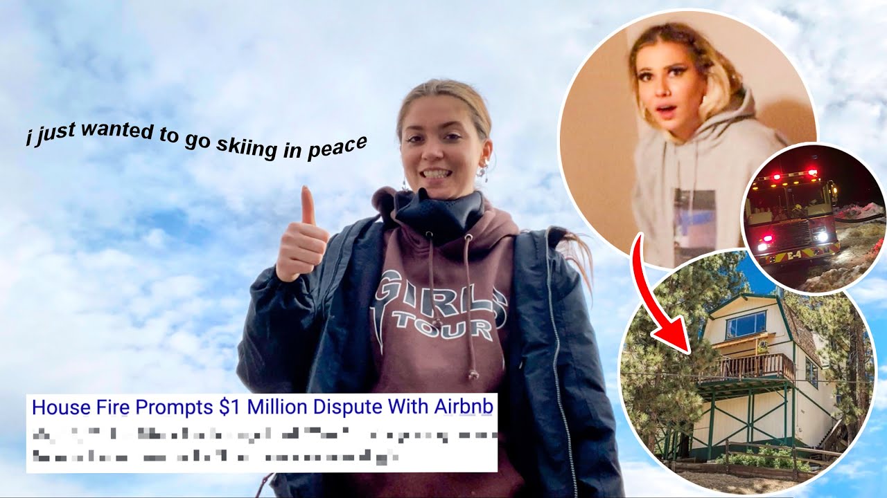 we accidentally burnt down our rental house...? *ski trip gone wrong*