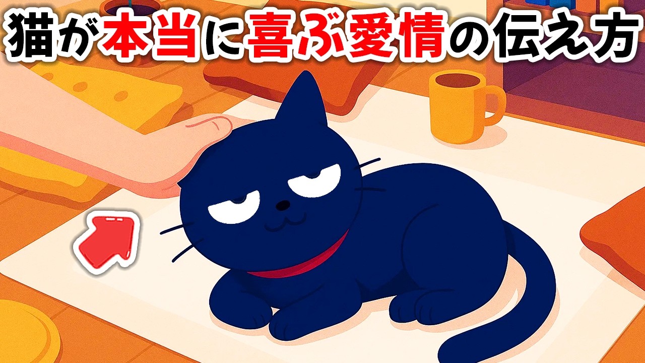 猫が密かに喜んでいる愛情の伝え方【猫雑学】