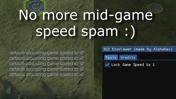 EcoViewer 2.0 | Progress/Demo 5 | GameSpeed lock