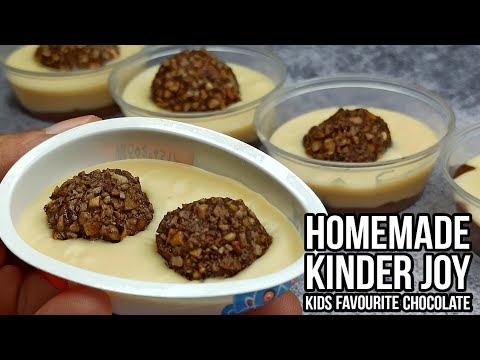 How to make Kinder Joy at home  Homemade Kinder Joy Recipe