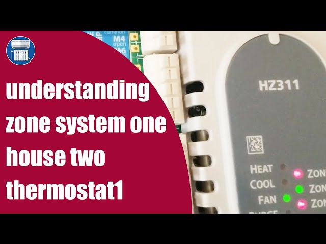 honeywell hz311 zone system with nest thermostat one system multiple  thermostat how it works - YouTube