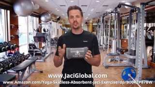 Hot Yoga Mat Towel By Yoga Jaci - Keep Sweat At Bay During Workout