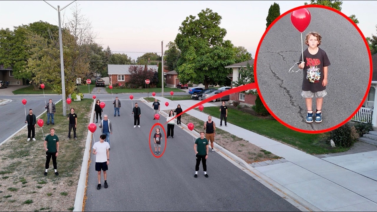 if you see your Neighbours holding Red balloons on the street, RUN! (they went missing)