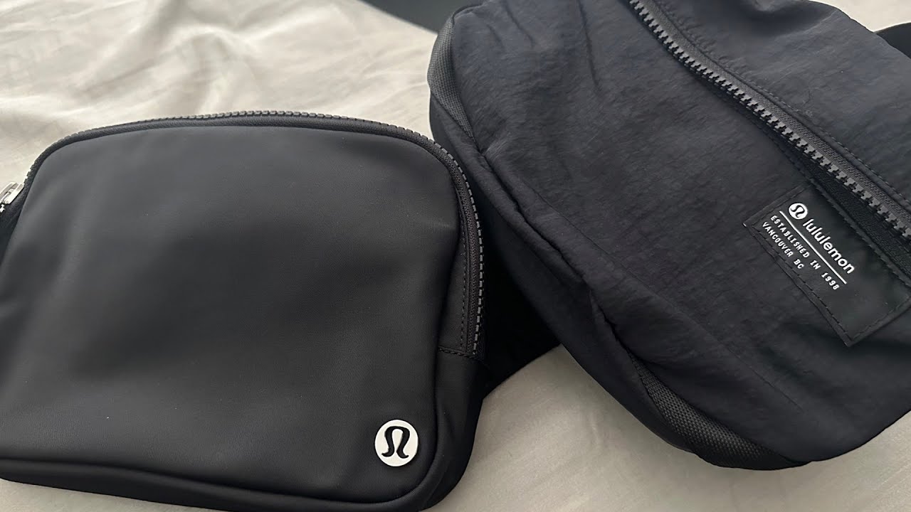lululemon clean lines vs everywhere belt bag LULULEMON Everywhere Belt Bag Large 2L VS Clean Lines Belt Bag 2L