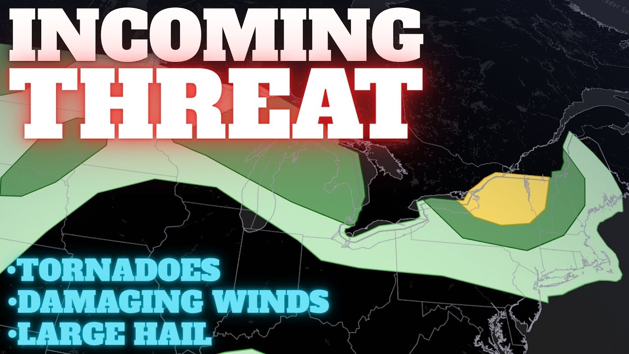 🔴BREAKING: Tornadoes, Damaging Winds & Large Hail Threat Today! - YouTube